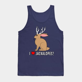 I Love Jackalopes! Tank Top